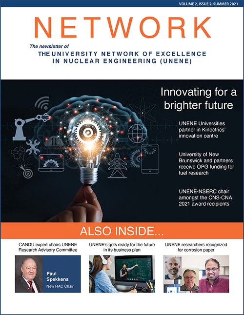 UNENE Network Newsletter cover